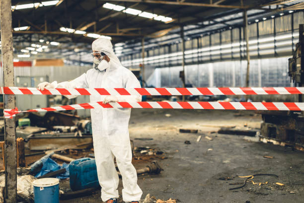 Professional Hoarding Cleanup technician working in London, OH